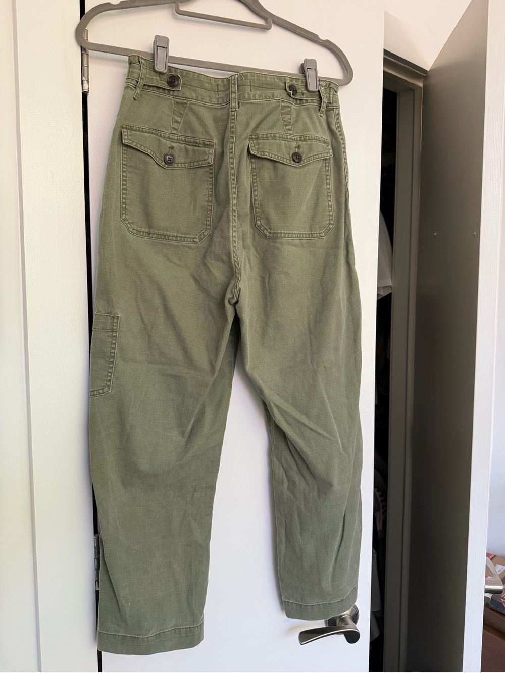 Madewell Olive Green Ankle Cut Pants